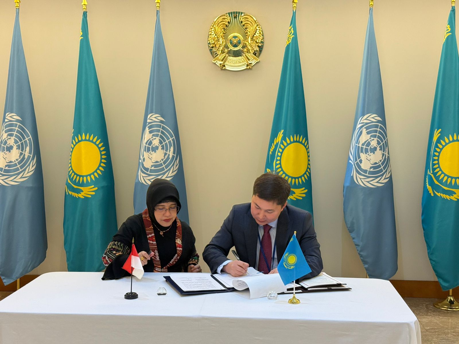 Казахстан подписал меморандум со статофисом Индонезии в Нью-Йорке